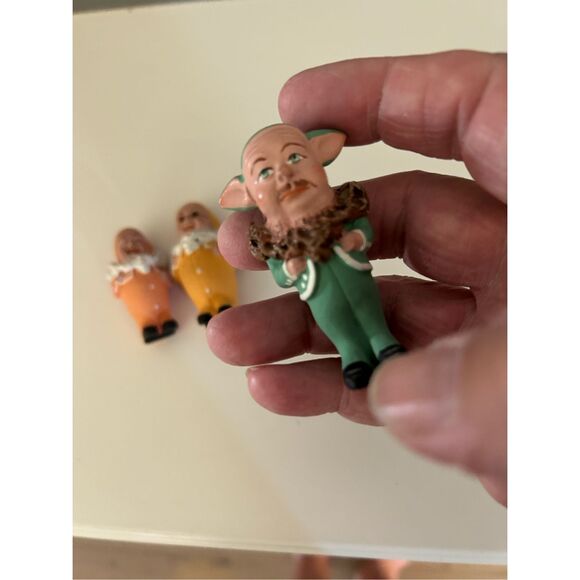 Vintage Set of 6 Disney Clay Dwarfs - Picture 10 of 12